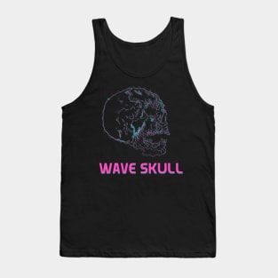 wave skull Tank Top